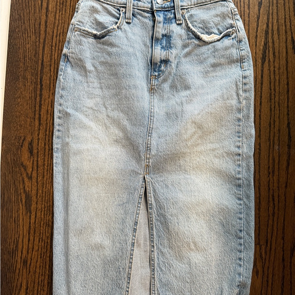 Universal Thread Light Blue Denim Skirt